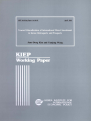 Toward Liberalization of International Direct Investment in Korea: Retrospects a..