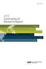 2013 Summaries of Research Report