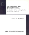 The Role of Foreign Direct Investment in Korea’s Economic Development: Producti..
