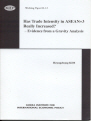 Has Trade Intensity in ASEAN+3 really Increased?